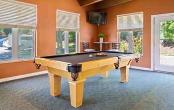 Billiards in clubhouse